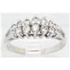 Image 1 : 0.50ctw Diamond Ring - 14KT White Gold