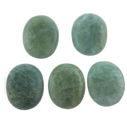 65.17cts Oval Cut Oval Cabochon Cut Natural Aquamarine Parcel