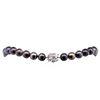 Image 2 : 0.15ctw Tahitian Cultured Pearl and Diamond Necklace