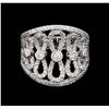 Image 2 : 1.03ctw Diamond Ring - 14KT White Gold