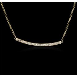 14KT Yellow Gold 0.84ctw Diamond Necklace