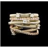 Image 2 : 0.80ctw Diamond Ring - 14KT Rose and White Gold
