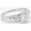 Image 6 : EGL USA Certified 1.50ctw Diamond Ring - 14KT White Gold