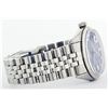 Image 3 : Rolex Stainless Steel Baguette Diamond DateJust Men's Watch