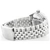 Image 6 : Rolex Stainless Steel Baguette Diamond DateJust Men's Watch