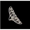 Image 1 : 1.47ctw Diamond Ring - 14KT White Gold