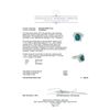Image 3 : 2.77ct Emerald and Diamond Ring - 14KT White Gold