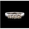 Image 2 : 14KT White Gold 0.90ctw Diamond Ring