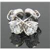 Image 6 : 0.65ctw Diamond Stud Earrings - 14KT White Gold