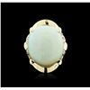 Image 2 : 14KT Rose Gold 16.57ct Opal and Diamond Ring