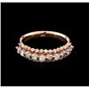 Image 1 : 0.85ctw Diamond Ring - 14KT Rose Gold