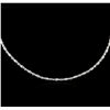 Image 1 : 14KT White Gold Chain Necklace