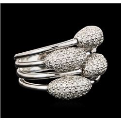 14KT White Gold 0.59ctw Diamond Ring