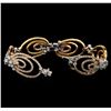 Image 3 : 7.56ctw Diamond Bracelet - 18KT Two-Tone Gold