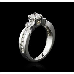 14KT White Gold 1.19ctw Diamond Ring
