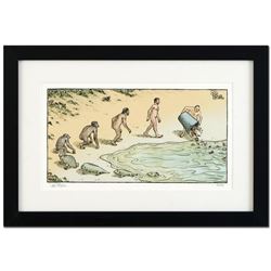 Evolution Trash by Bizarro - Dan Piraro