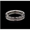 Image 1 : 0.55ctw Diamond Ring - 18KT White Gold