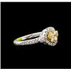 Image 1 : 0.75ctw Diamond Ring - 14KT Two-Tone Gold