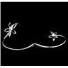 Image 3 : 1.41ctw Diamond Bangle Bracelet - 14KT White Gold