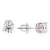 Image 2 : 1.41ctw Diamond Stud Earrings - 14KT White Gold