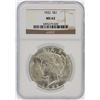 Image 1 : 1922 NGC MS63 Peace Silver Dollar