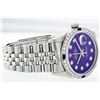 Image 2 : Rolex Stainless Steel Diamond and Sapphire DateJust Men's Watch