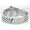 Image 5 : Rolex Stainless Steel Diamond and Sapphire DateJust Men's Watch