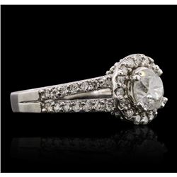 14KT White Gold 1.77ctw Diamond Ring