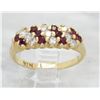 Image 5 : 0.20ctw Ruby and Diamond Ring - 18KT Yellow Gold