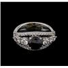 Image 2 : 2.59ctw Black Diamond Ring - 14KT White Gold