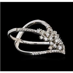 14KT White Gold 0.58ctw Diamond Ring
