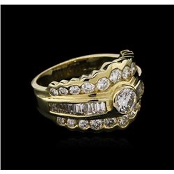 2.83ctw Diamond Ring - 14KT Yellow Gold