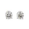 Image 1 : 1.41ctw Diamond Stud Earrings - 14KT White Gold
