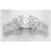 Image 2 : 1.39ctw Diamond Ring - 14KT White Gold