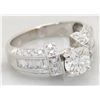 Image 6 : 1.39ctw Diamond Ring - 14KT White Gold