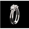 Image 4 : 1.22ctw Diamond Ring - 18KT White Gold