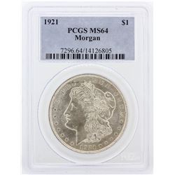 1921 PCGS MS64 Morgan Silver Dollar