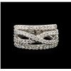 Image 2 : 0.82ctw Diamond Ring - 14KT White Gold