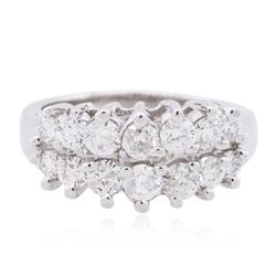 14KT White Gold 1.07ctw Diamond Ring