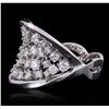 Image 1 : 14KT White Gold 1.40ctw Diamond Ring