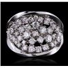 Image 2 : 14KT White Gold 1.40ctw Diamond Ring