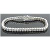 Image 5 : 4.75ctw Diamond Bracelet - 14KT White Gold