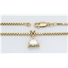 Image 5 : 1.10ct Diamond Pendant - 14KT Yellow Gold