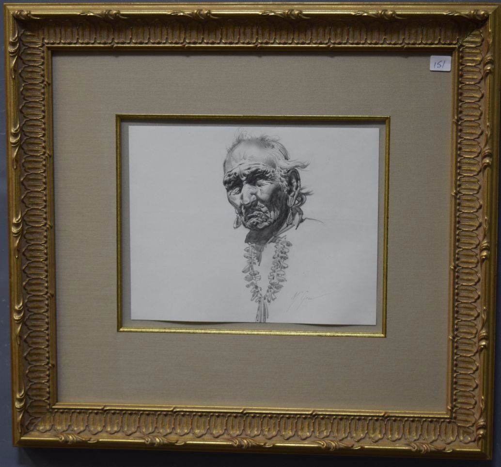 WESTERN PENCIL SKETCH (MCGREW)