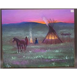 COMANCHE PAINTING (NEVAQUAYA)