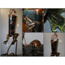 "TORTOISE TUSSLE" MASTERPIECE ART BY JOE RENAUD