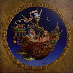 JAMES CHRISTENSEN "THE ROYAL MUSIC BARQUE"