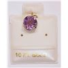 Image 1 : #3-1OKT GOLD AMETHYST PENDANT