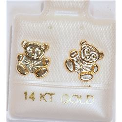 #22-14KT GOLD EARRINGS