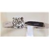 Image 1 : #24-10KT GOLD  DIAMOND (0.24CT) RING  W/ COA